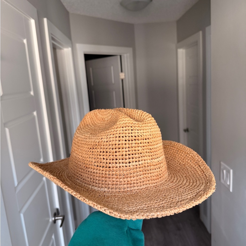 Lack Of Color Natural Tan Crochet Straw Hat
